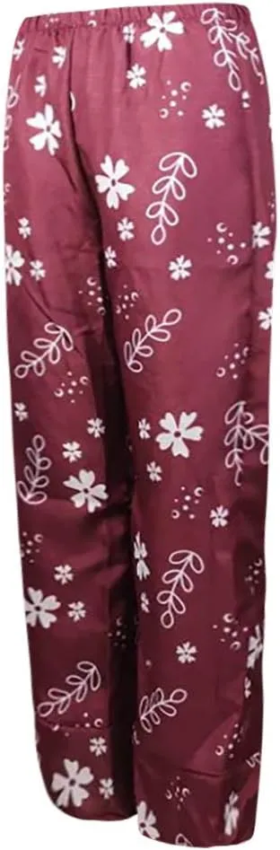 LCMTWX Cotton Pants for Women Casual Baggy Elastic Waist Trouser Wide Leg Pant with Pocket Fashion Pant Summer Pants for