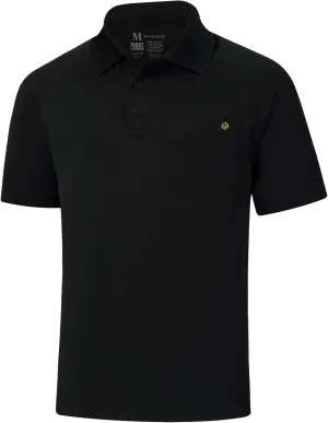 Lightbare Mens Short Sleeve Polo Shirt UPF 50 Performance Moisture Wicking Quick Dry Golf Tennis Polo for Tactical Hiking