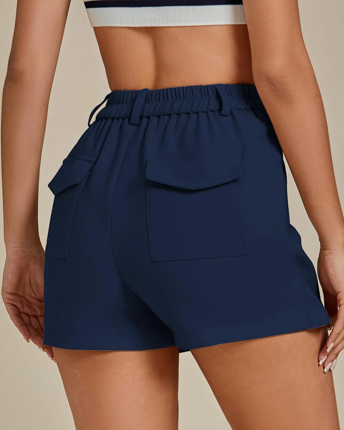 luvamia Skorts for Woman Dressy Casual Summer High Waisted Trendy Pocket Dress Shorts Mini Split Skort Skirt with Shorts