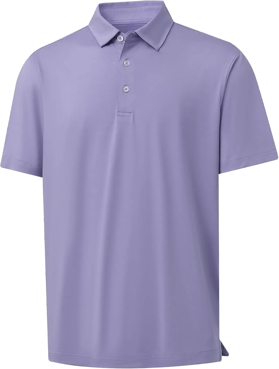 M MAELREG Golf Shirts for Men Dry Fit Moisture Wicking Performance Solid Collared Casual Mens Polo Shirts Short Sleeve