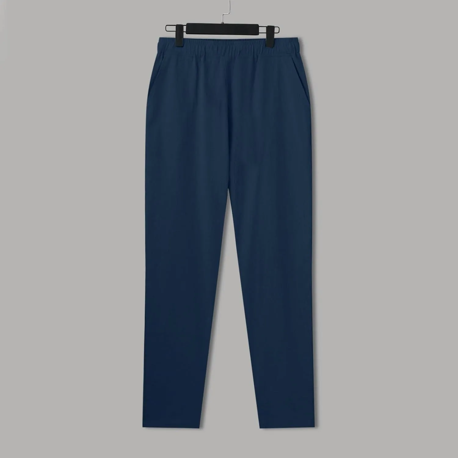 Men Linen Pants Solid Causal Pant Outdoor Vacation Beach Trousers Lightweight Open Bottom Waist Slacks for Summer