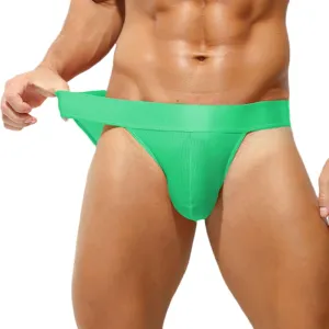 Men's Briefs Wide Band High Slit U Shaped Pouch Underwear Quick Dry Moisture Wicking Close Fitting Panties