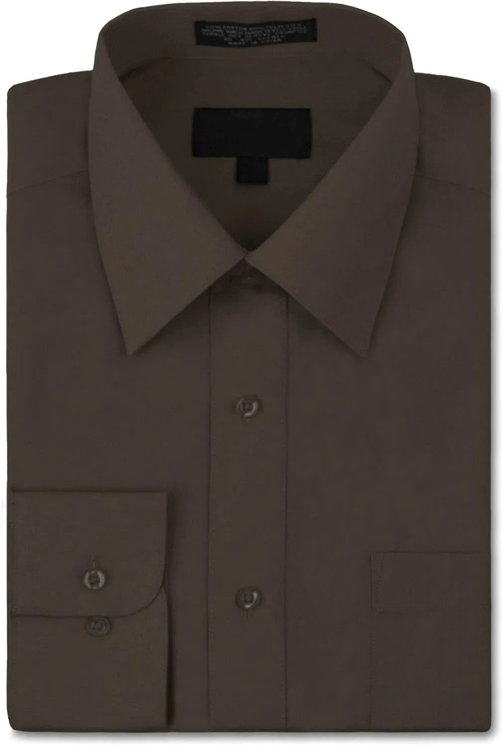 Men's Classic Fit Long Sleeve Wrinkle Resistant Button Down Premium Dress Shirt