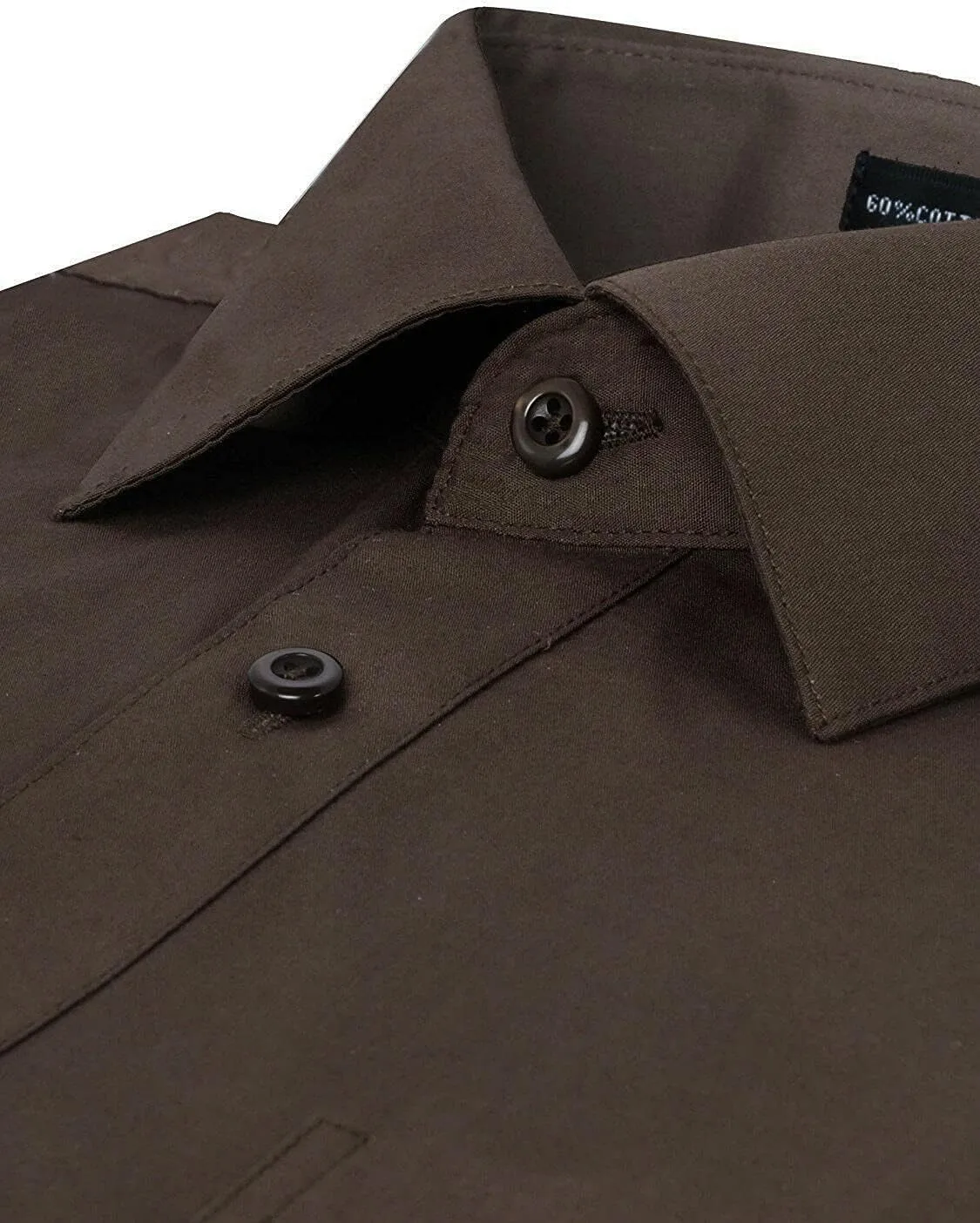 Men's Classic Fit Long Sleeve Wrinkle Resistant Button Down Premium Dress Shirt