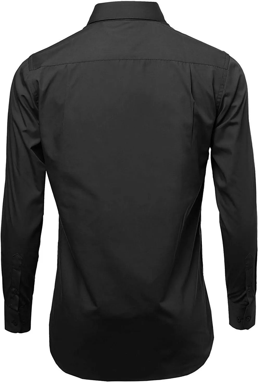 Men's Classic Fit Long Sleeve Wrinkle Resistant Button Down Premium Dress Shirt