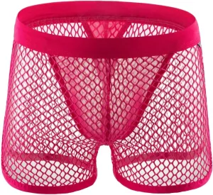 Men's Fashion Design Sexy Style Mesh Personality Shorts