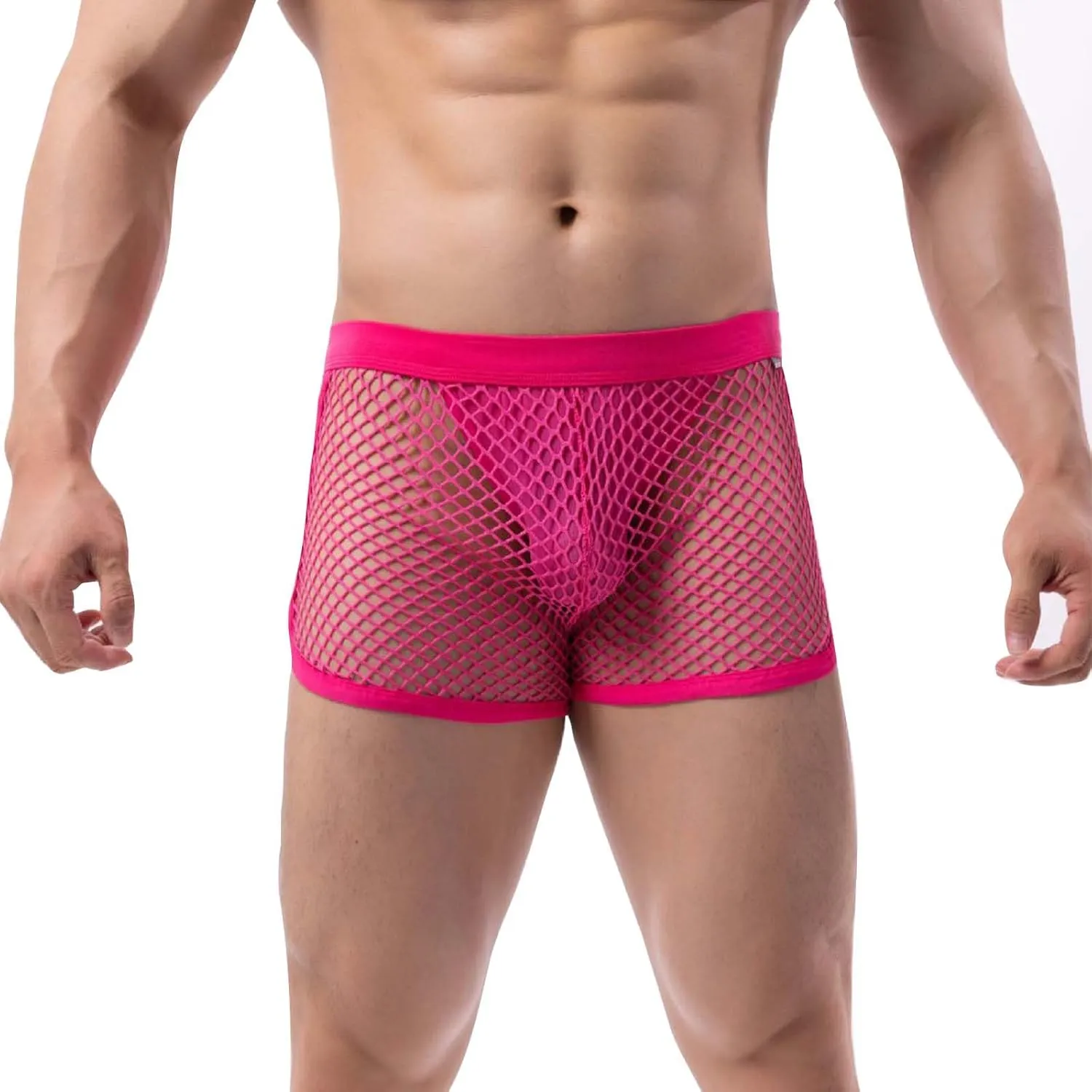 Men's Fashion Design Sexy Style Mesh Personality Shorts