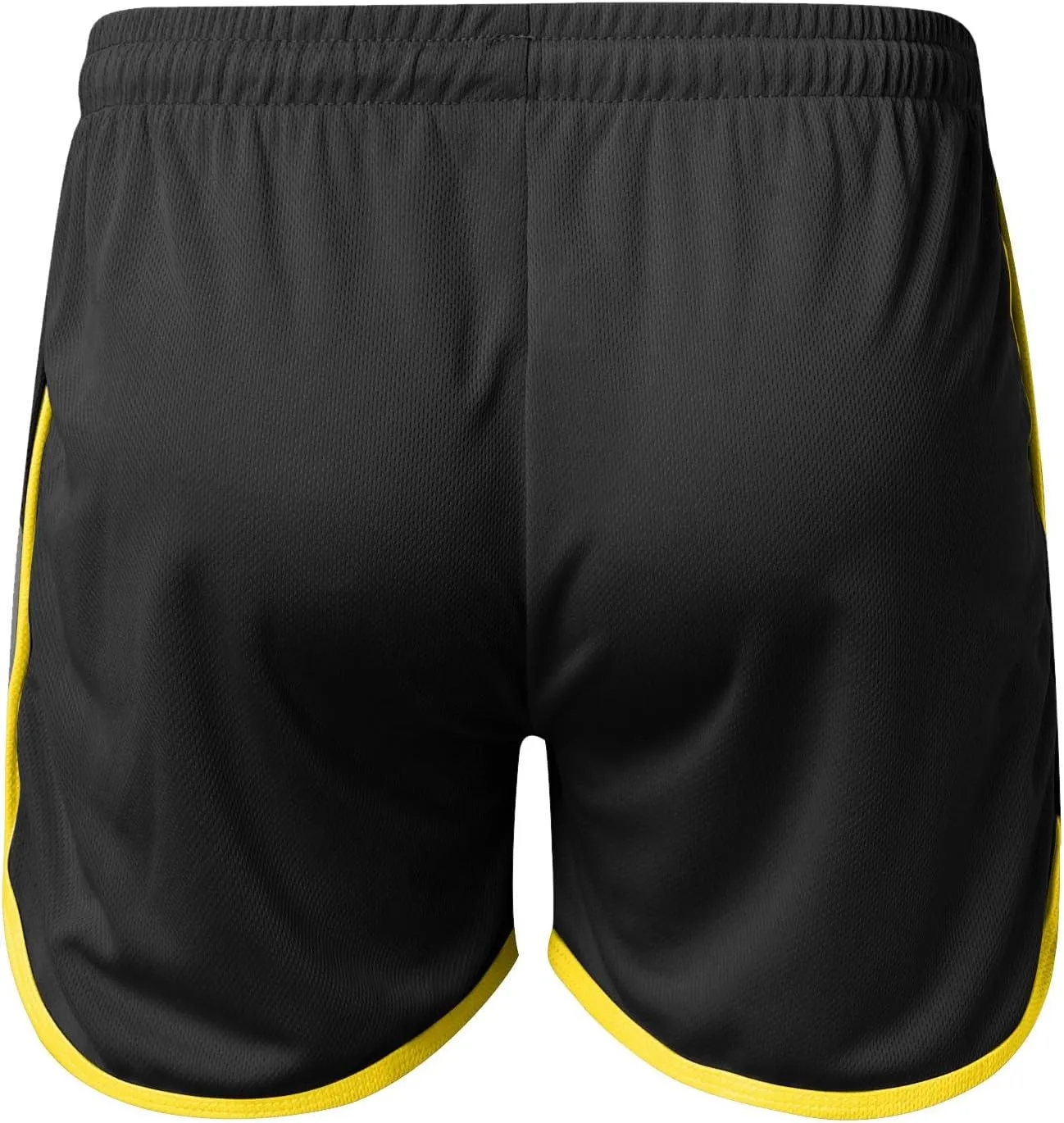 Men's Mesh Gym Shorts with Pockets Performance for Workouts Basketball Shorts Casual Elastic Running Shorts