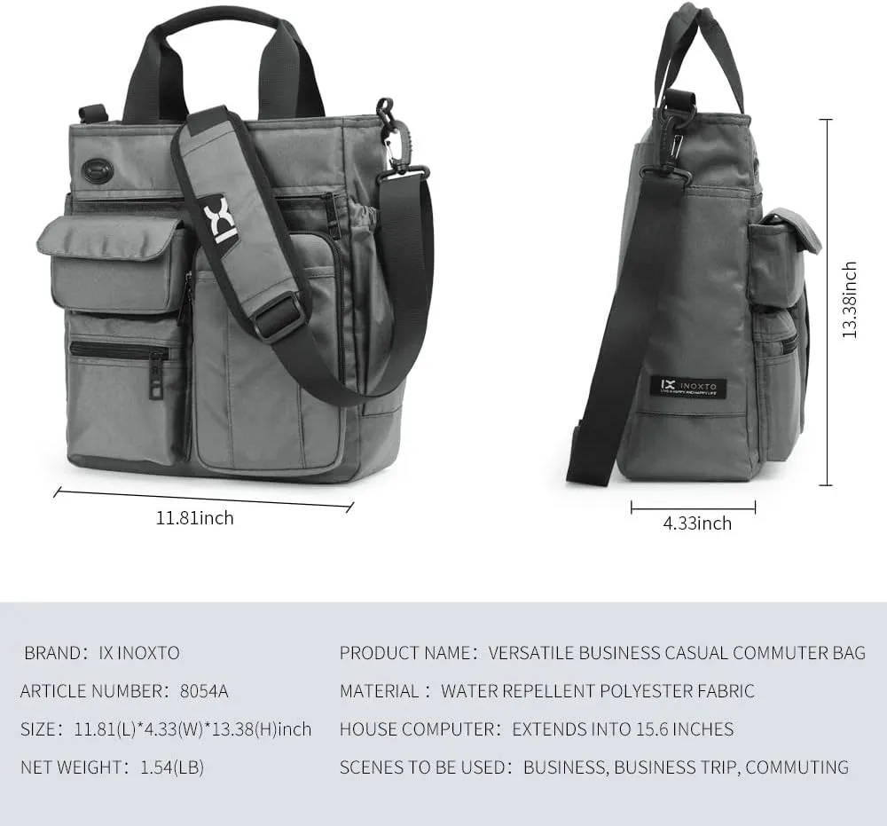 Mens Messenger Bag Laptop Shoulder Bag Computer Work Office Bag Waterproof Briefcases for Travel Work
