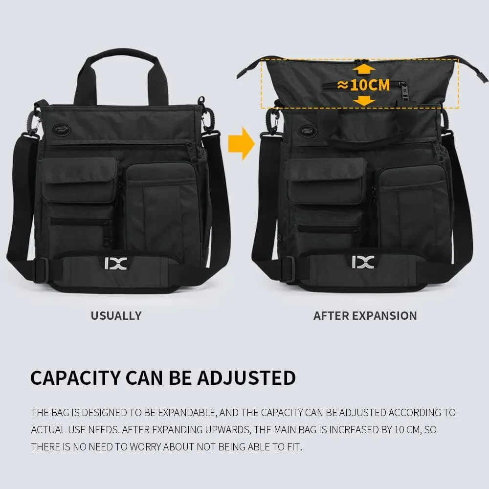 Mens Messenger Bag Laptop Shoulder Bag Computer Work Office Bag Waterproof Briefcases for Travel Work