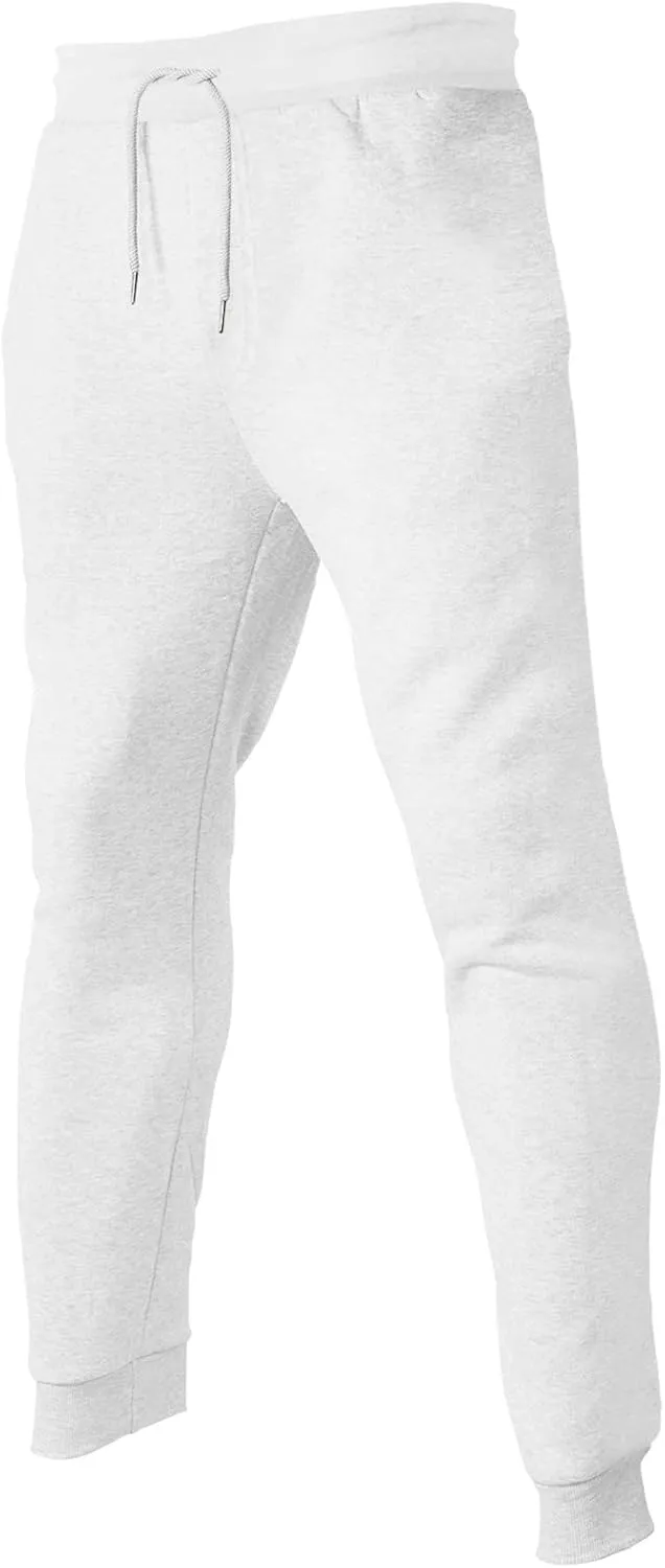 Mens Sweatpants with Pockets Big and Tall Fleece Cargo Sweatpants Men's Jogger Pants Drawstring Gym Running Athletic