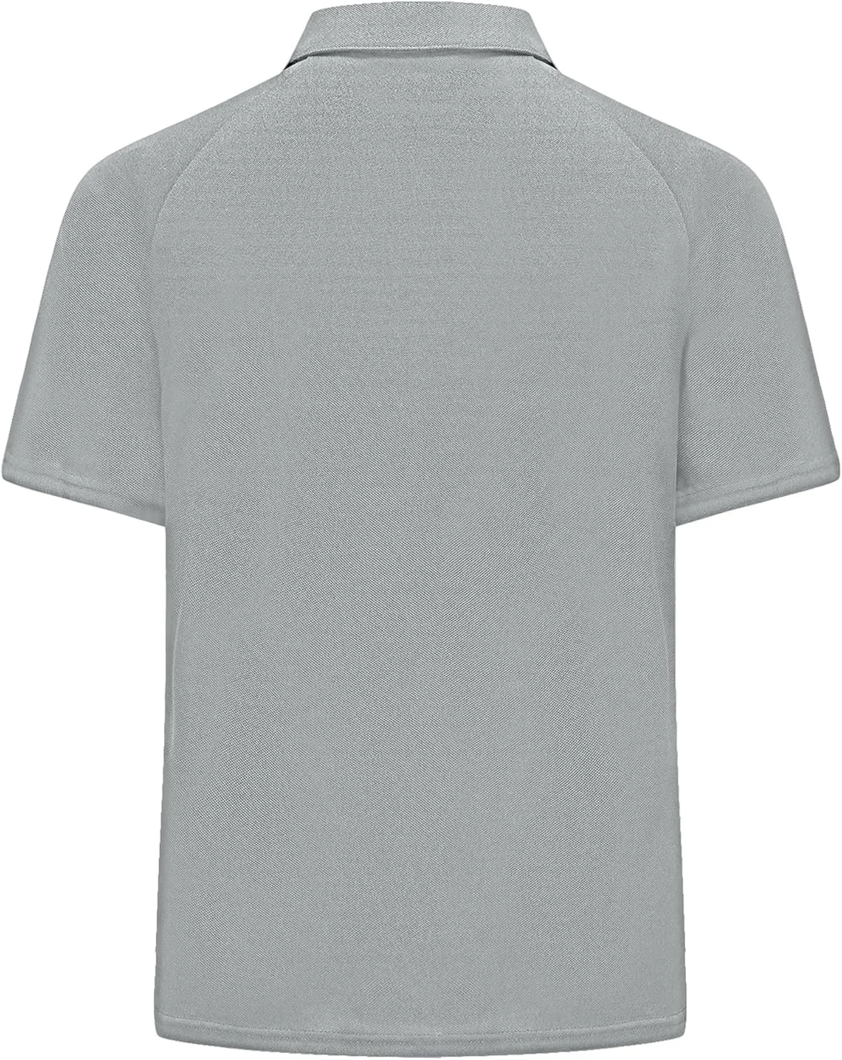 MOHEEN Golf Shirts for Men Lightweight Dry Fit Print Moisture Wicking Performance Short Sleeve Sports Polo Shirt