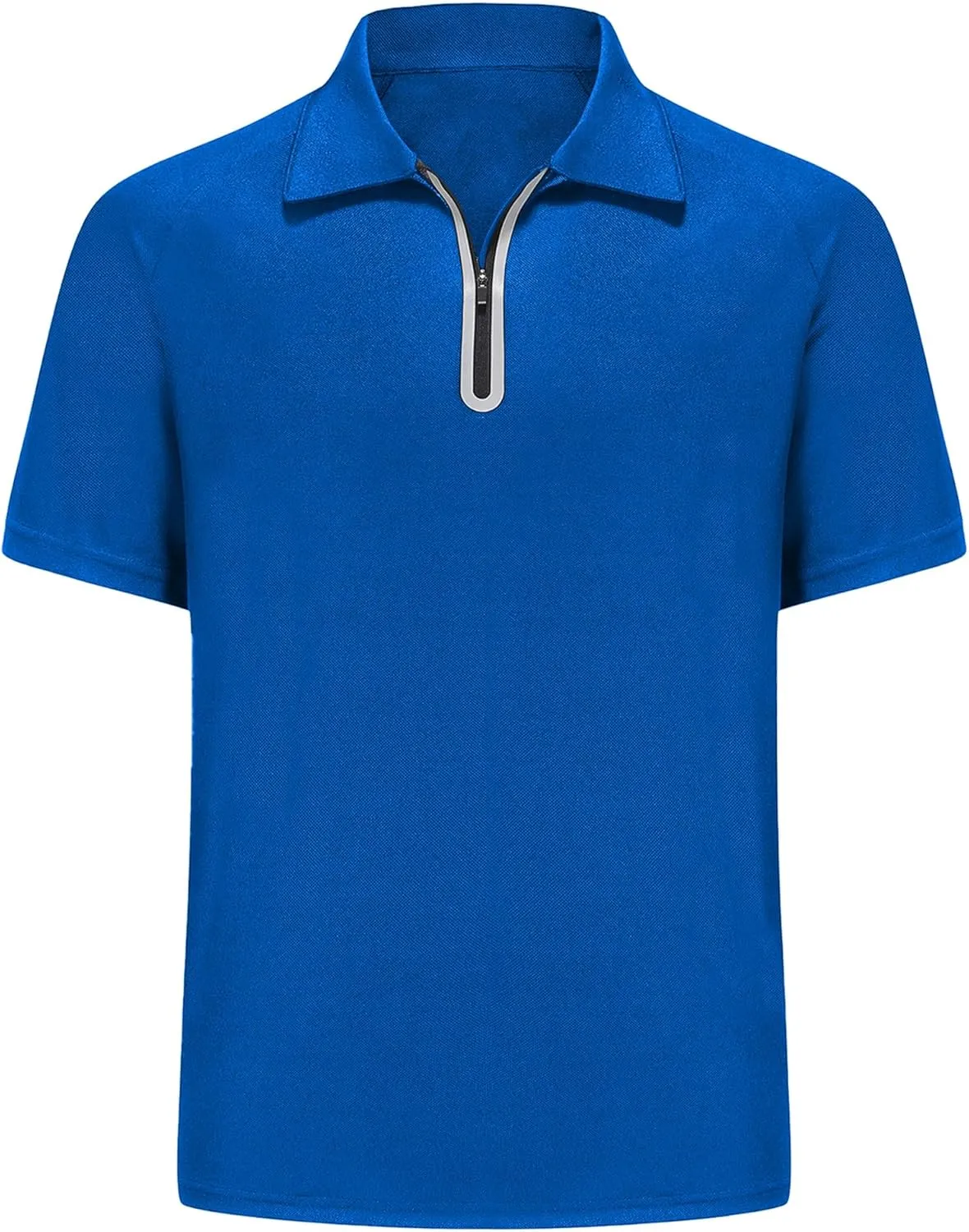 MOHEEN Golf Shirts for Men Lightweight Dry Fit Print Moisture Wicking Performance Short Sleeve Sports Polo Shirt