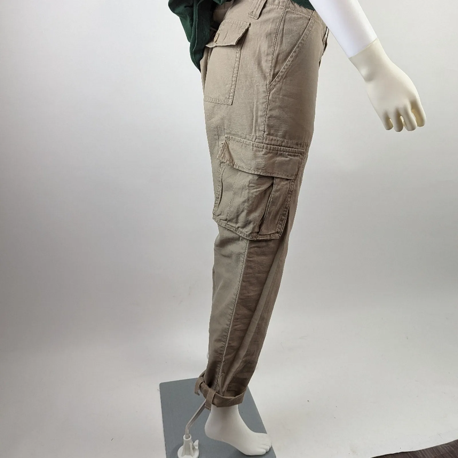 NWOT Deadstock London Jean Cargo Khaki Pants 8