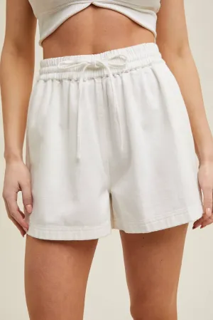 Off White Shorts With Drawstring