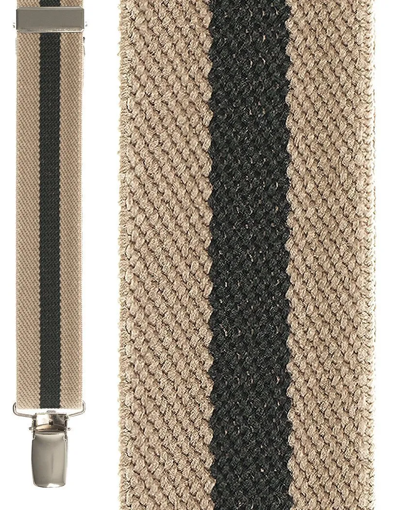 "Khaki Hunter Khaki Winston" Suspenders