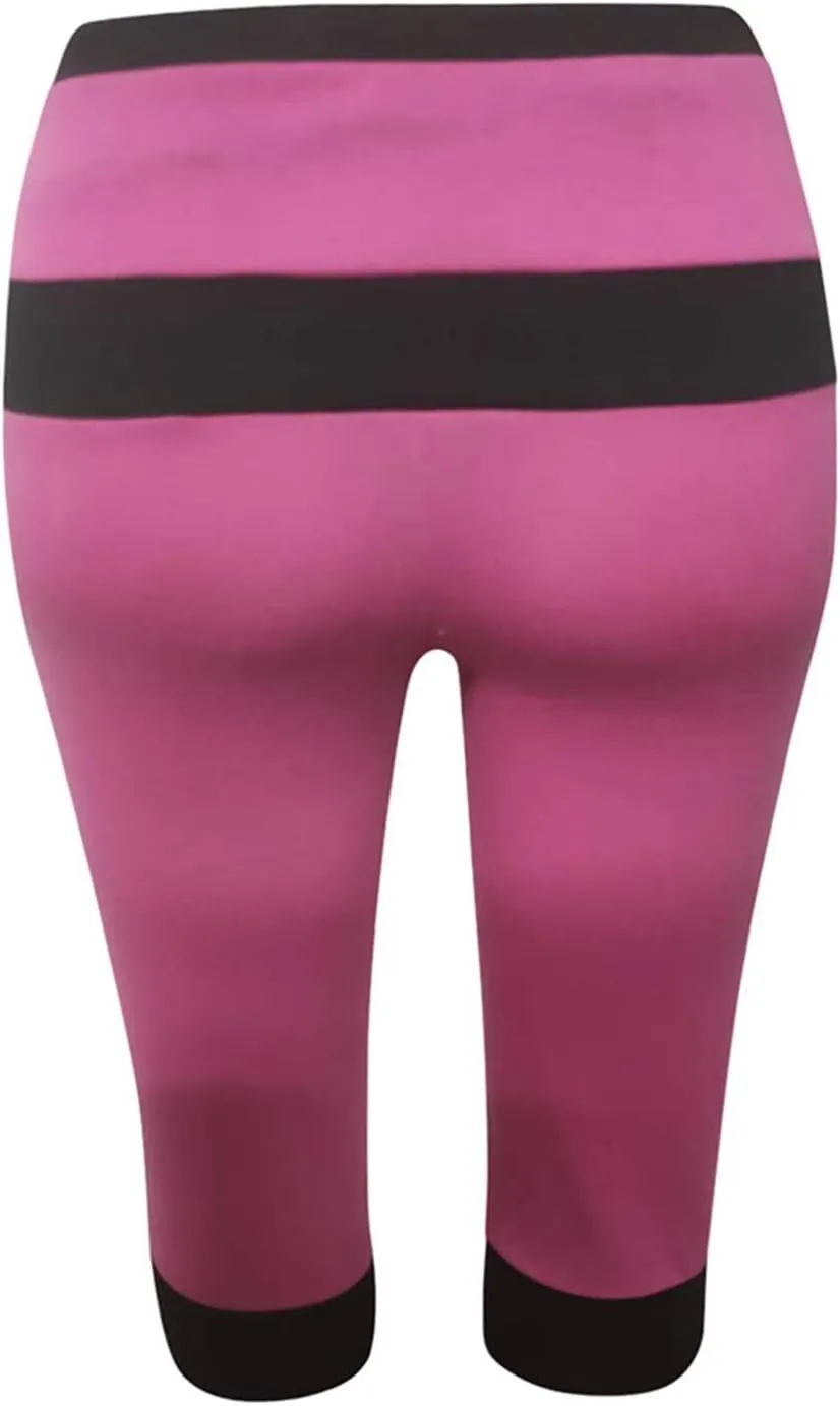RKSTN Womens Capris for Summer 2025 Casual Yoga Gym Capri Leggings with Drawstring Shorts High Waisted Cropped Beach Pants
