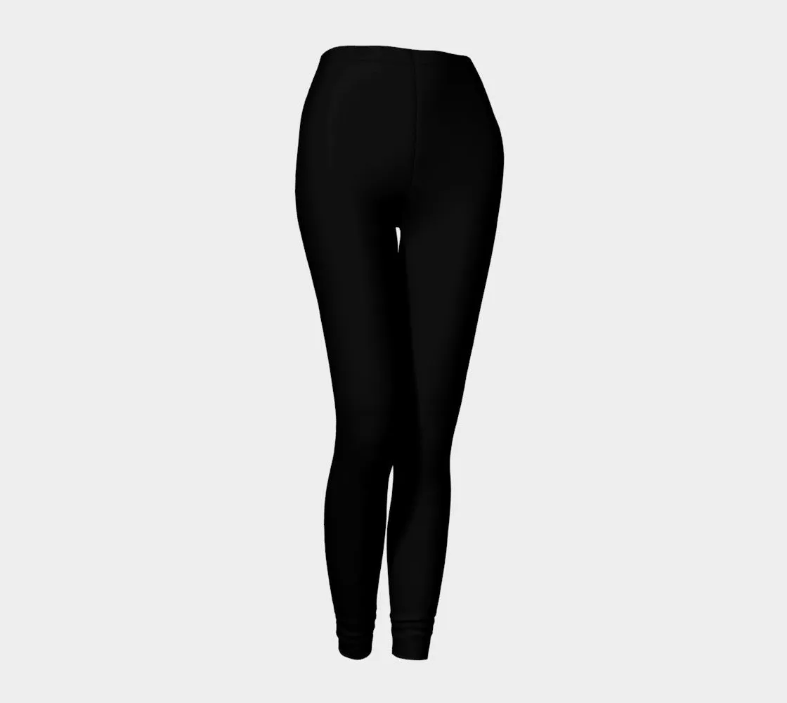 Solid Adult Leggings - Black