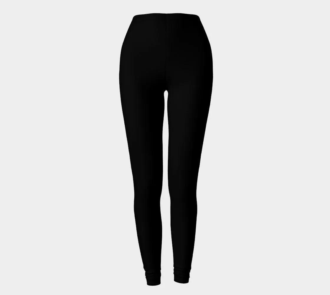 Solid Adult Leggings - Black