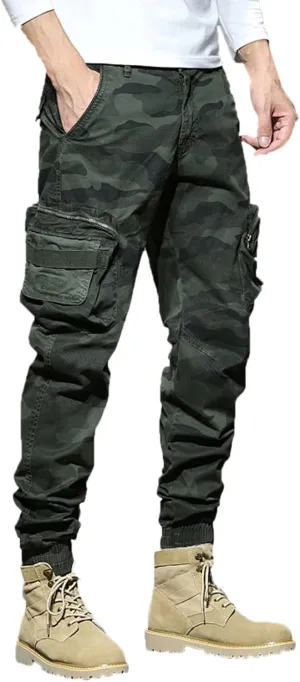 Sweatpant for Men with Pockets Cargo Pocket Fleece Sweatpants Men's Casual Cargo Sweatpants with Pockets Long Openleg