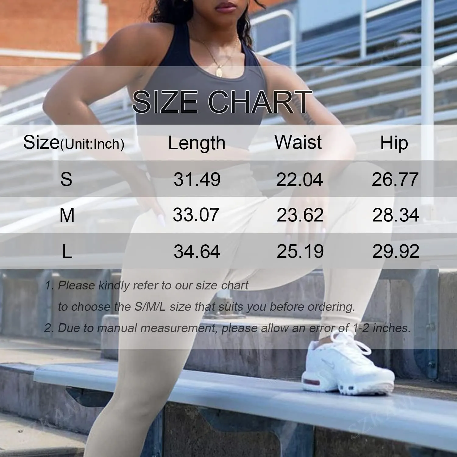 SZKANI Butt Lifting Leggings for Women Booty High Waisted Workout Yoga Pants Scrunch Butt Gym Seamless Booty Tight