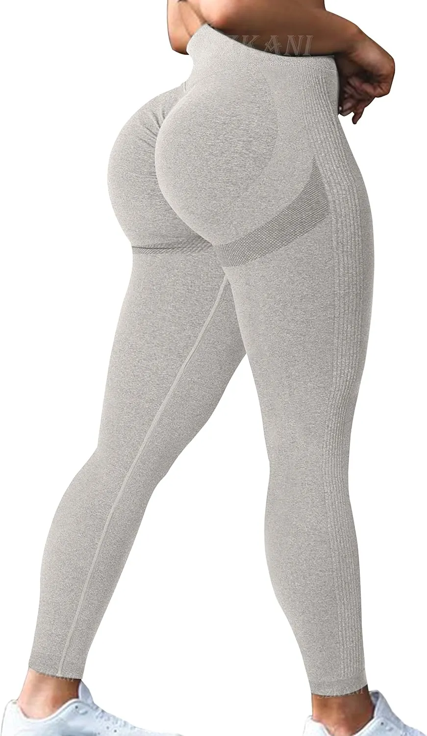 SZKANI Butt Lifting Leggings for Women Booty High Waisted Workout Yoga Pants Scrunch Butt Gym Seamless Booty Tight