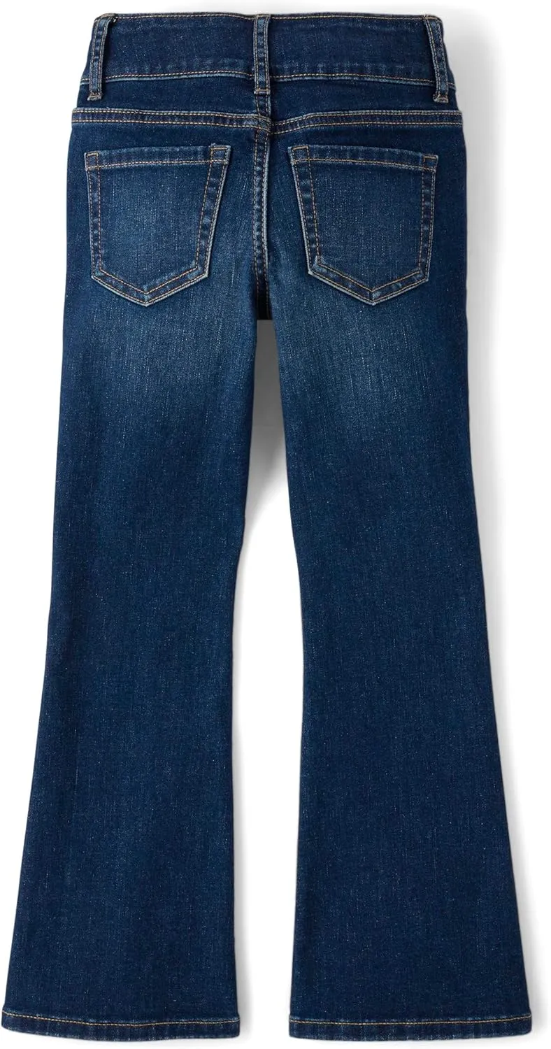 The Children's Place Girls' Wide Leg Denim Jeans