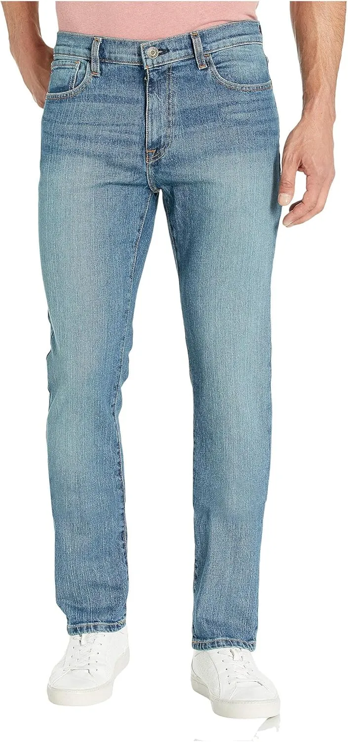 Tommy Hilfiger Mens Stretch Vintage Straight Leg Jeans