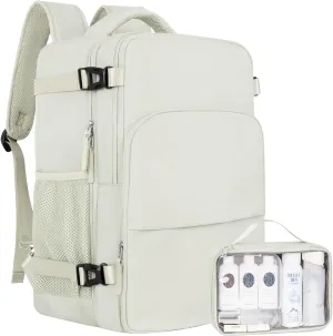 Travel Backpack for Women, Carry On Backpack Flight Approved, Personal Item Travel Bag with USB Charging Port, Casual Daypack College Bag Suitcase Backpack for Weekend, Fit 16 Inch Laptop