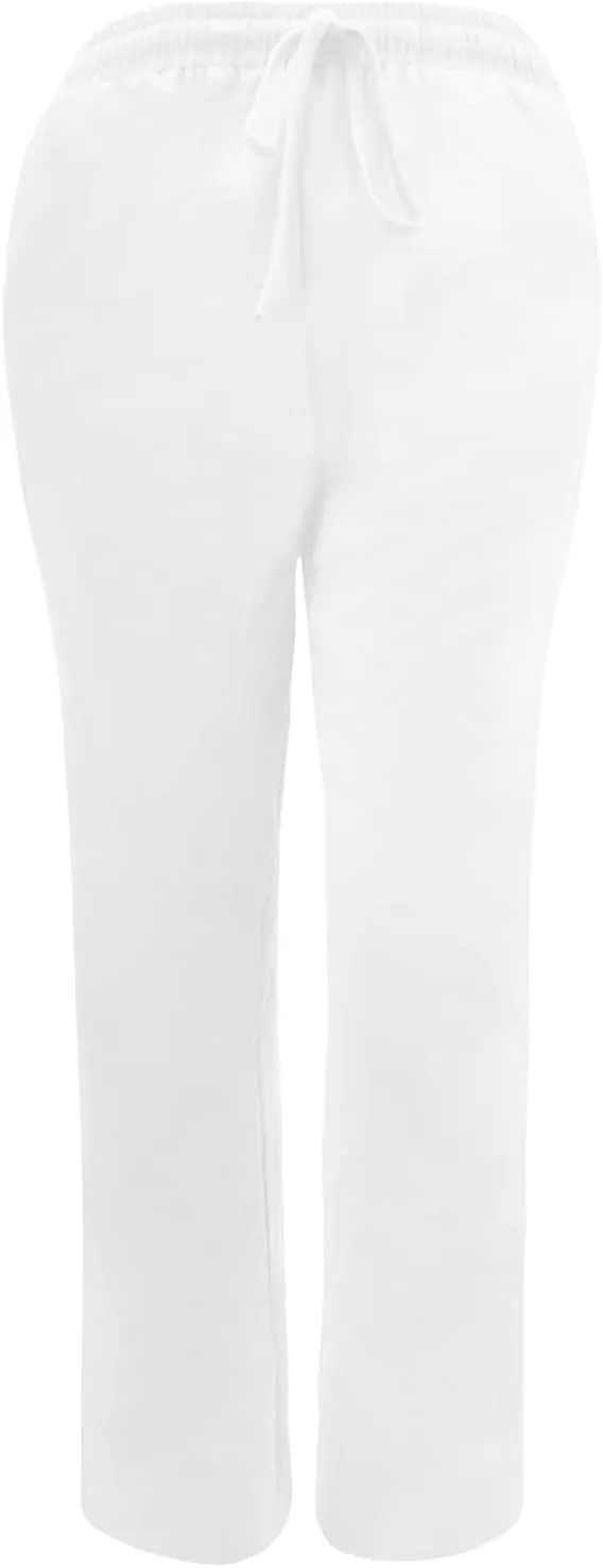 tuduoms Linen Palazzo Pants for Women Summer Business Casual Dressy Comfy Loose Trousers High Waist Lounge Yoga Joggers