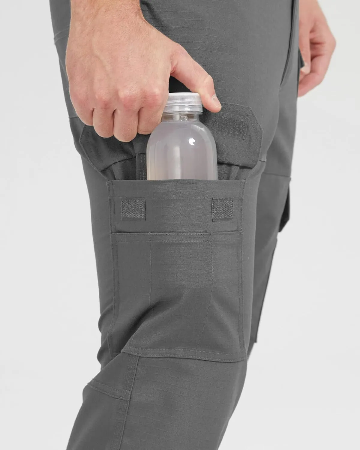 wantdo Men's Work Pants Stretch Flex Utility Cargo Tactical Pants for Men Lightweight Outdoor Hiking Pants
