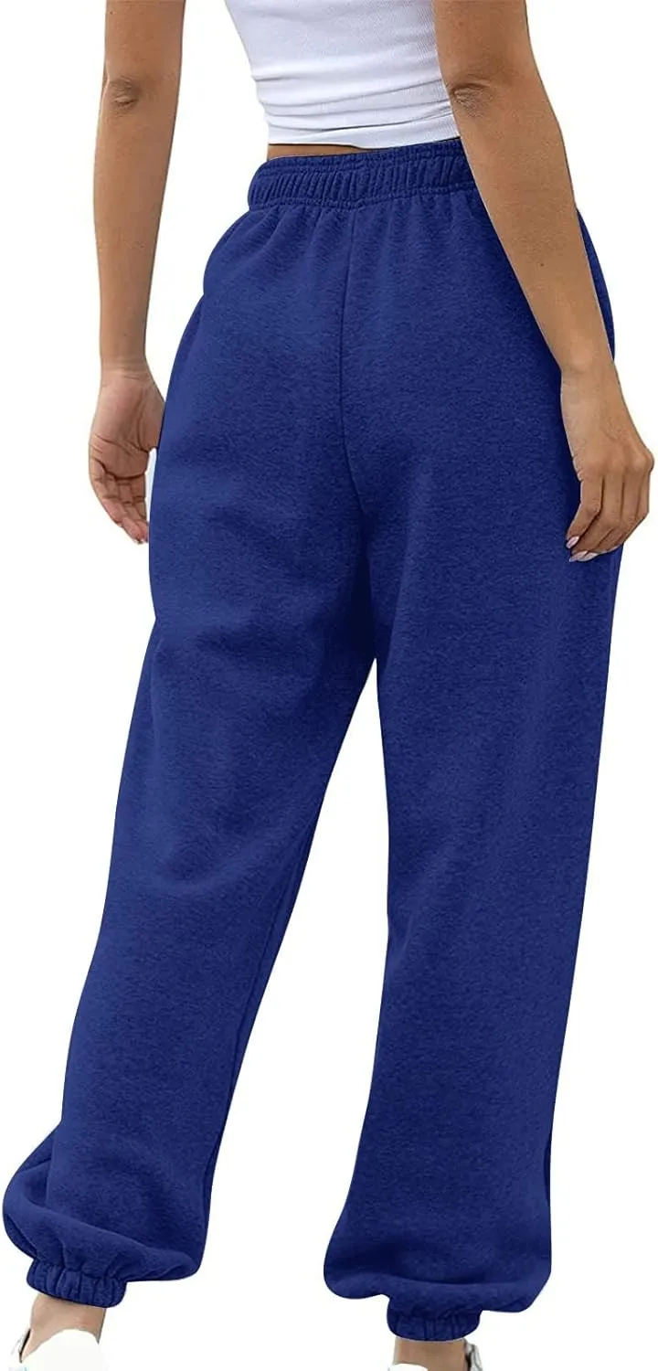 Women Cotton Linen Summer Casual Loose Palazzo Lounge Pants Elastic Waisted Ankle Length Slim Fit Pants Trendy