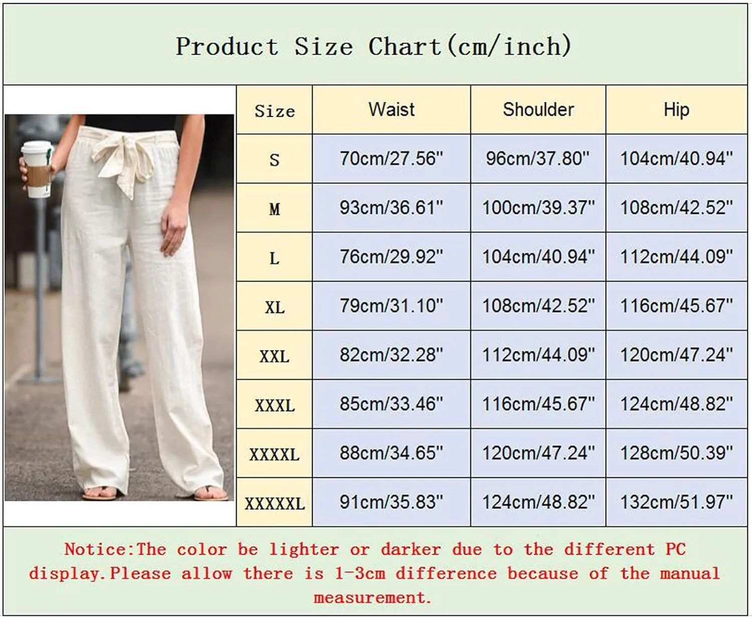 Women High Waisted Tie Knot Palazzo Trousers 2024 Summer Cotton Linen Pants Casual Baggy Wide Leg Lounge Pants with Pocket
