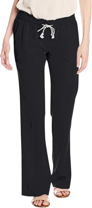 Women Linen Pants Pants Drawstring Striped with Pockets- Trousers Lounge Gauze Sweat Wide Leg for Women Trendy