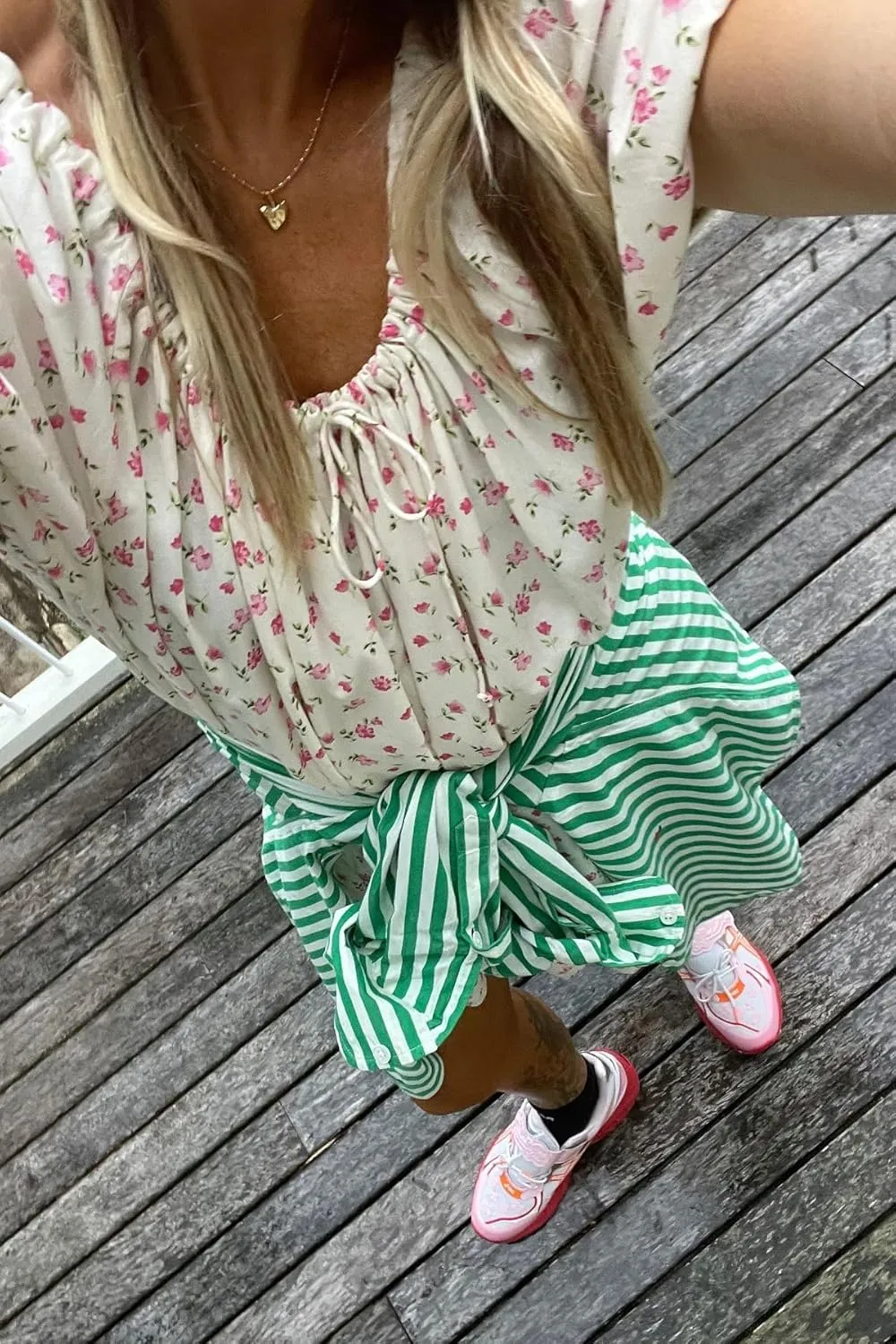 Women Y2k Babydoll Mini Dress Gingham Short Puff Sleeve Square Neck Dress Floral Fairy Loose Fit Sundresses