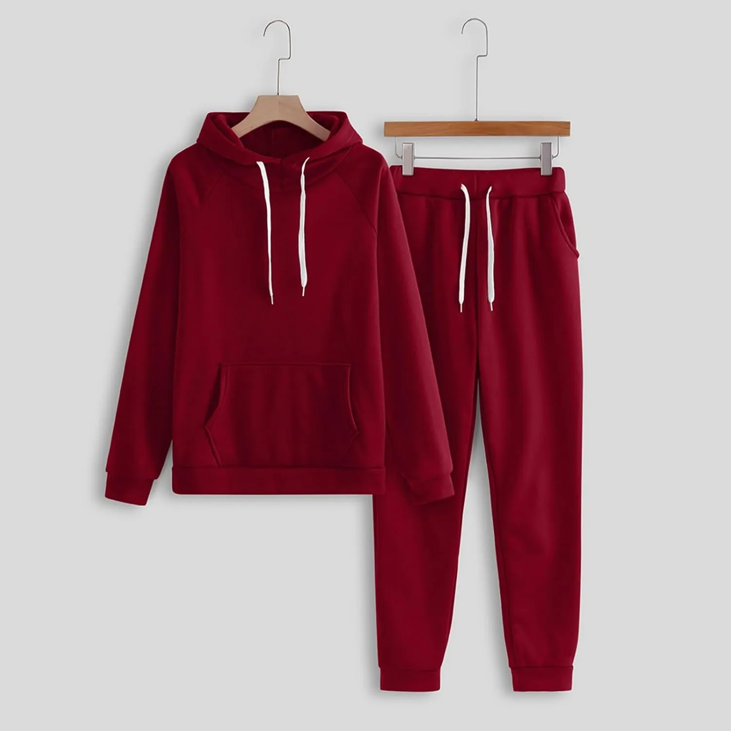 Women's 2 Piece Lounge Sets Long Sleeve Crewneck Active Sweat Jogger Sweatsuit Sets Sweatsuits