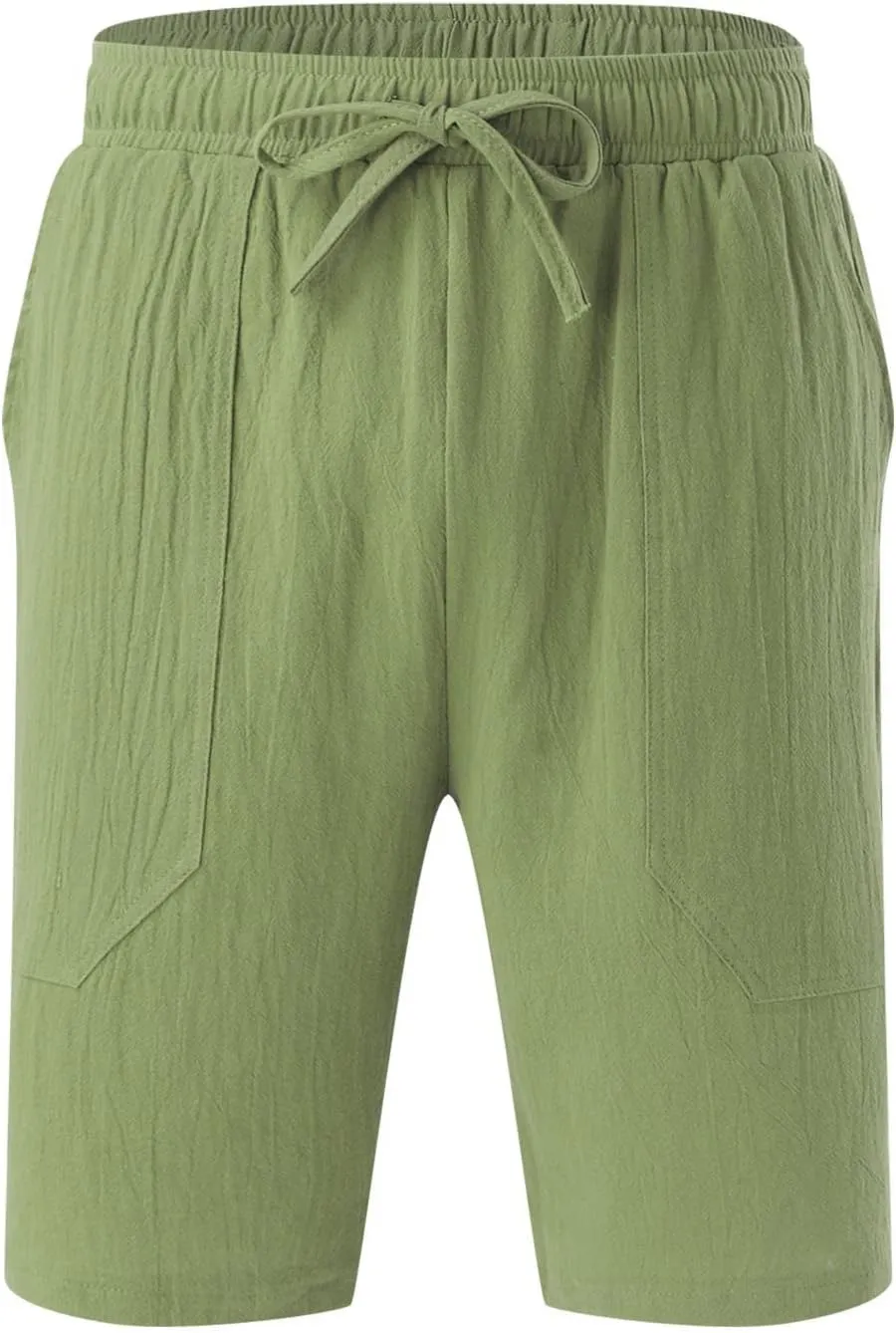 Womens 2024 Casual Shorts Drawstring Comfy Elastic Waist Shorts Quick Dry Athletic Summer Pull On Short Pants with Pockets