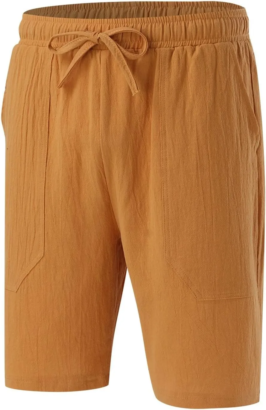 Womens 2024 Casual Shorts Drawstring Comfy Elastic Waist Shorts Quick Dry Athletic Summer Pull On Short Pants with Pockets