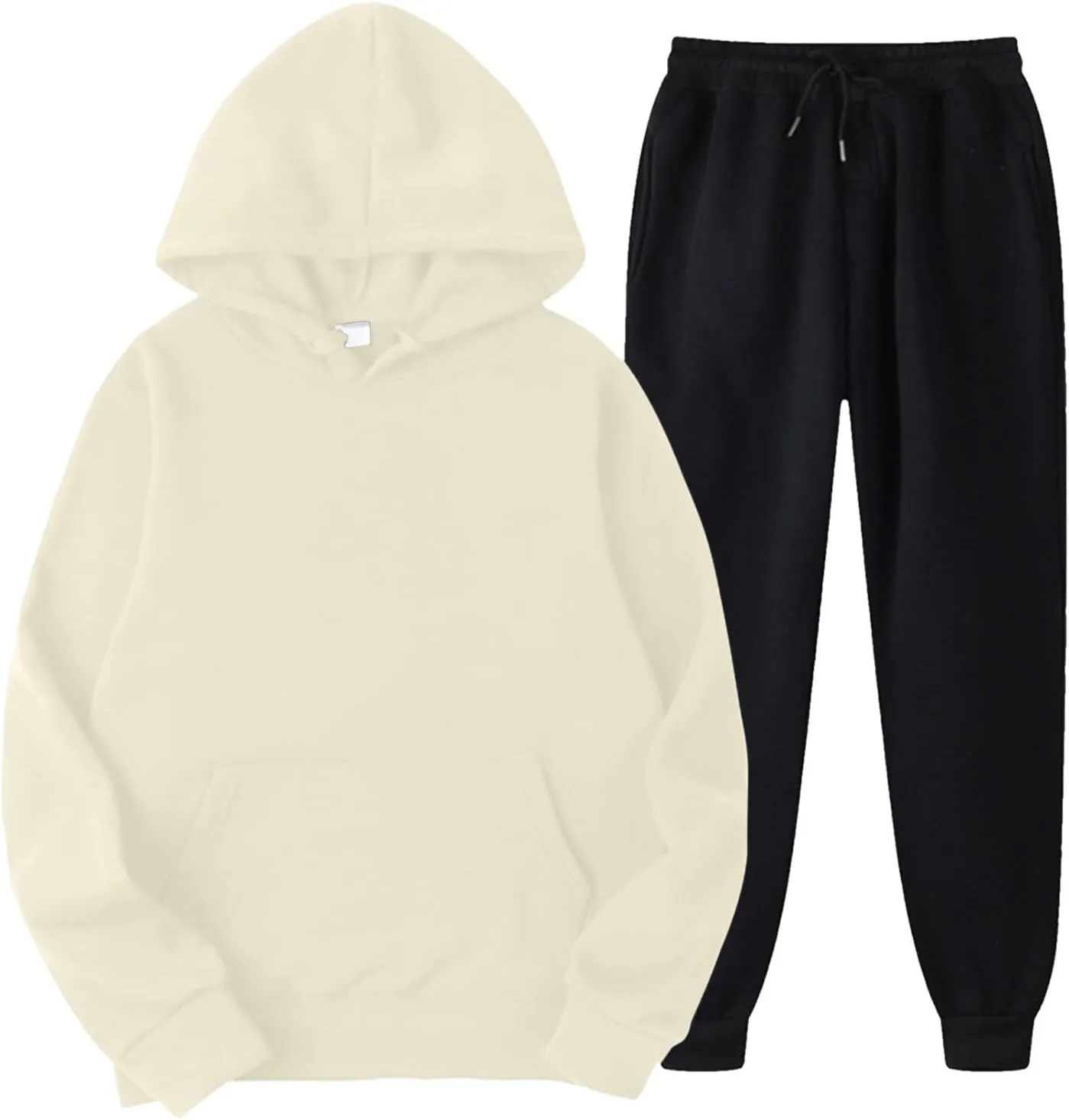 Women's 2024 Fall Two Piece Outfit Long Sleeve V Neck Loose Fashion Pullover and Wide Leg Pants
