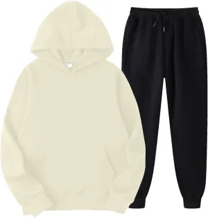 Women's 2024 Fall Two Piece Outfit Long Sleeve V Neck Loose Fashion Pullover and Wide Leg Pants