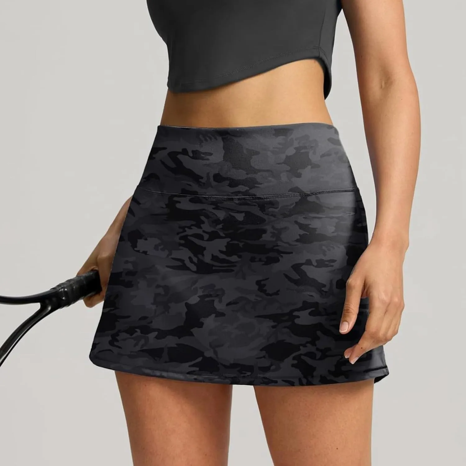 Women's Athletic Skorts with Pockets 2 in 1 Tennis Skirts with Shorts Lightweight Shorts for Running Golf Workout Sports