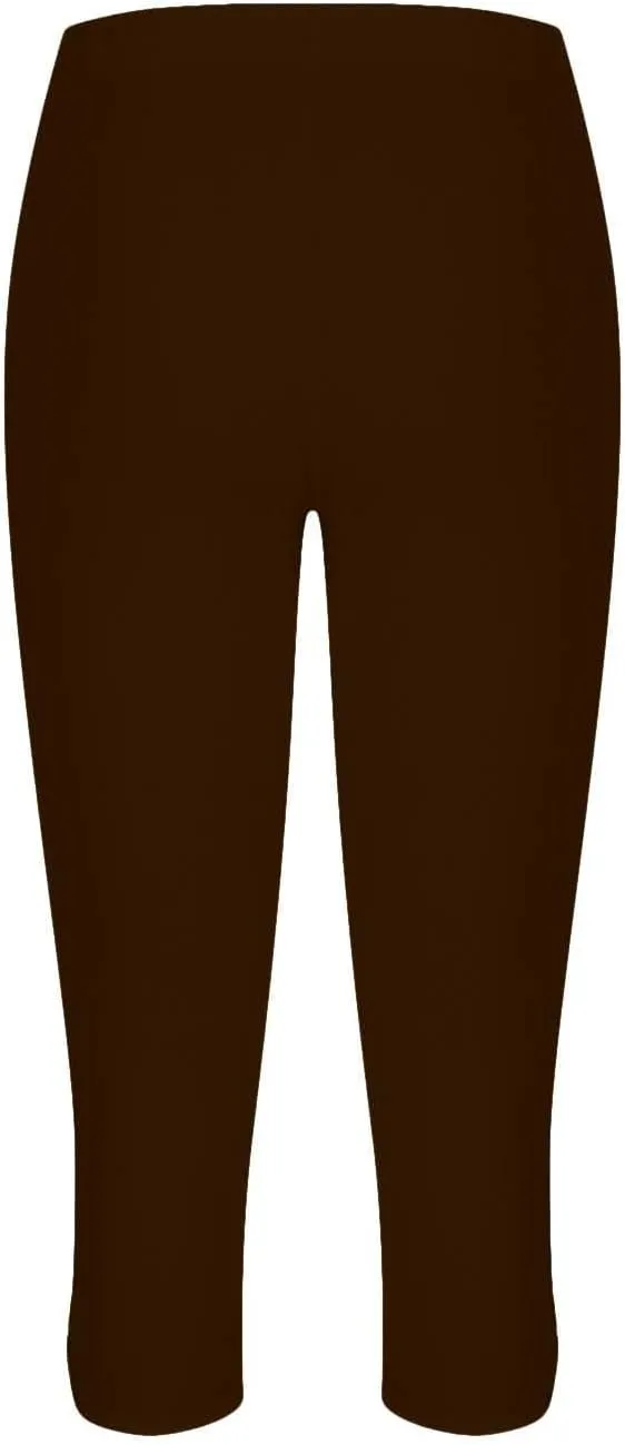 Women's Capris Leggings,Workout Yoga Pants,Tummy Control Compression Legging,Dressy Cut Out Lace Cropped Pant 2025