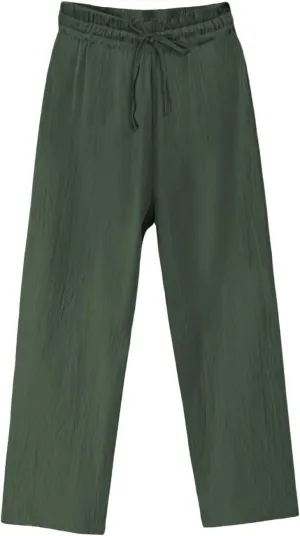 Womens Cotton Linen Pants Pants Fashion Drawstring Elastic Trousers Comfy Sports Athletic Lounge Pants with Pockets