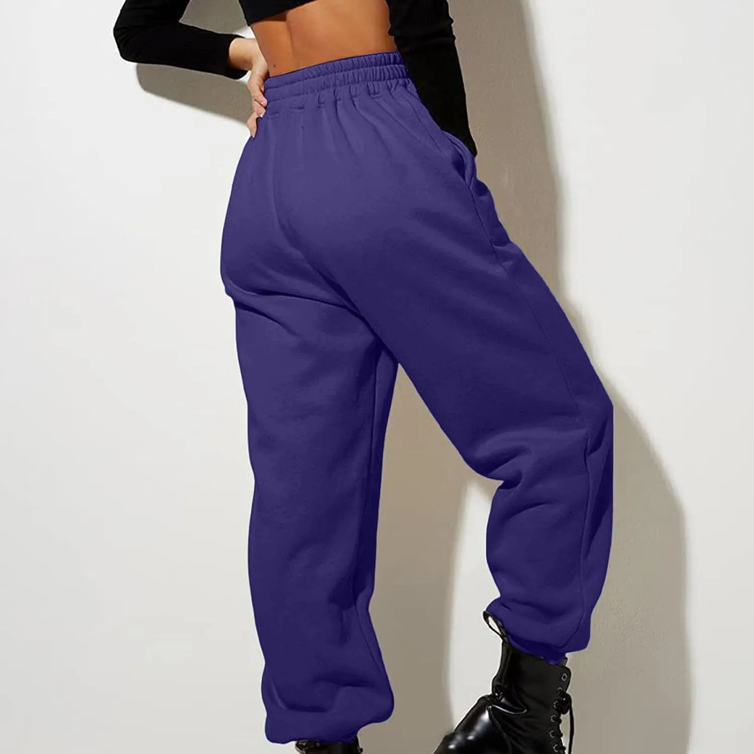 Women's Linen Blend Summer Flowy Palazzo Pants Low Waist Lounge Pants Plus Size Palazzo Pants Vacation