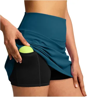 Women's Tennis Golf Skirts with Pockets High Waisted Inner Shorts Sport Workout Pleated Pickleball Athletic Skorts