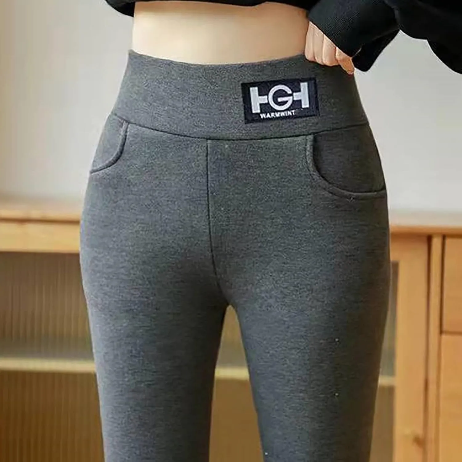 Women's Thermal Underwear Fitted Fleeces Y2K Streetwear Waterproof Insulated Softshell Pants