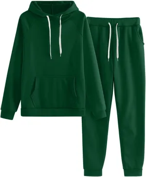 Women's Two Piece Tracksuit Fall Long Sleeve V Neck Graphic Shorts Sweatshirts and Wide Leg Pants