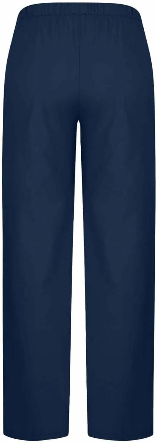 Womens Wide Leg Yoga Pants Linen Elastic High Waist Drawstring Lounge Trousers Summer Boho Flowy Slacks