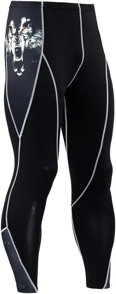 Workout Set Compression Shirt Pants Top Long Sleeve Sports Tight Base Layer Quick Dry & Moisture-Wicking