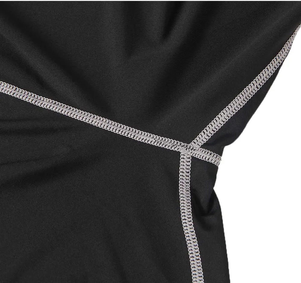 Workout Set Compression Shirt Pants Top Long Sleeve Sports Tight Base Layer Quick Dry & Moisture-Wicking